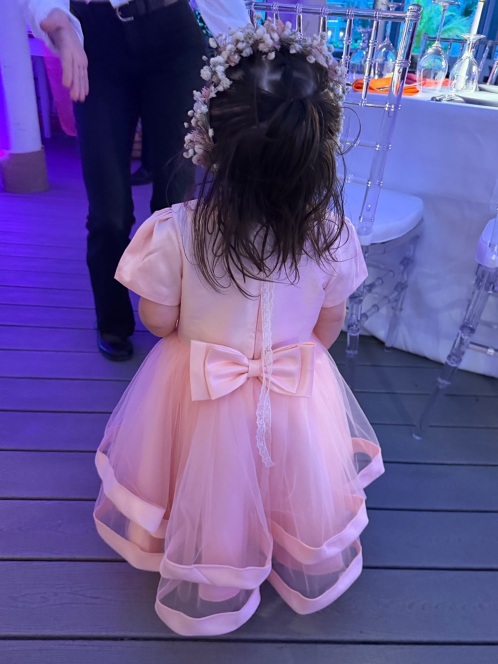 Tulleen Pink Toddler Party Flower Girl Party Dress
